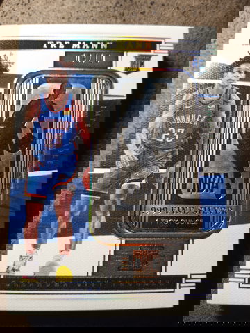 Tre Mann 2022 Impeccable Gold SILVER BAR ONE TROY OUNCE #/10 Rookie RC Hornets Thunder. The card is close to 9 material.