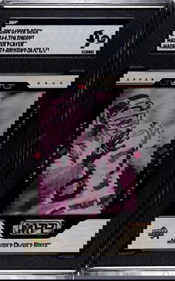 2004 Upper Deck #164 Tim Dwight Magneta Printing Plate 1/1