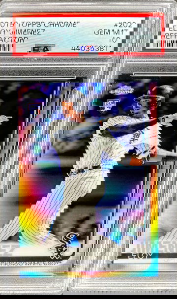 2019 Topps Chrome Eloy Jimenez RC Refractor PSA 10 Gem-Mint