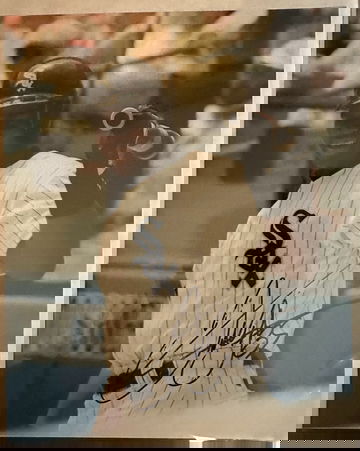 FRANK THOMAS HOF 8X10 AUTOGRAH CERTIFIED AUTHENTIC