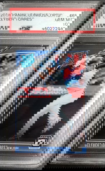 2018 Donruss Optic #65 Gleyber Torres Yankees RC  PSA 10 GEM MT