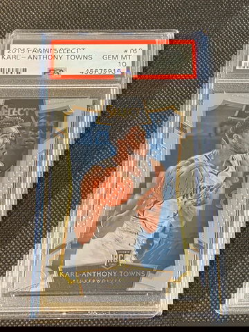 2015-16 Karl Anthony Towns Panini Select #16 RC PSA 10 Base