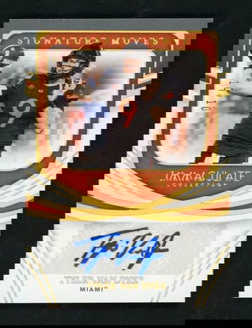 2022 Panini Immaculate Signature Moves Tyler Van Dyke #SM-TVD Auto /10