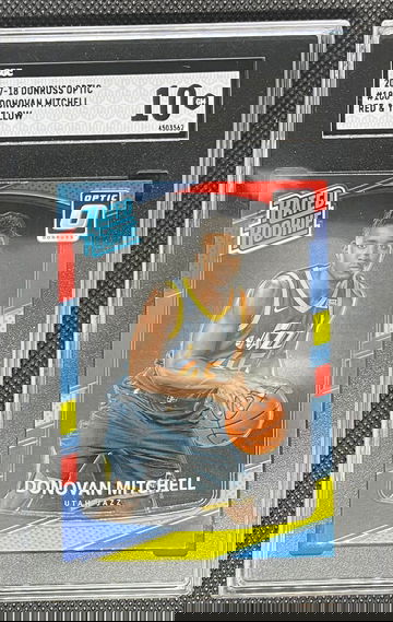 Donovan Mitchell Optic Rated Rookie Red/Yellow RC SGC 10 Gem Mint