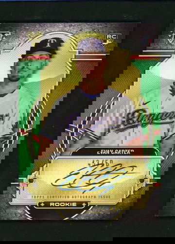 2023 Topps #RA-EC Evan Carter Rookie Auto /50