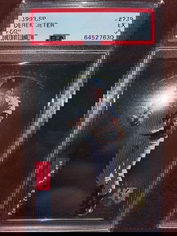 1993 SP Derek Jeter Rookie Card PSA 5