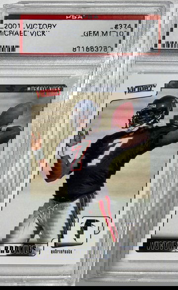 2001 Victory ROOKIE Michael Vick PSA 10 GEM MINT