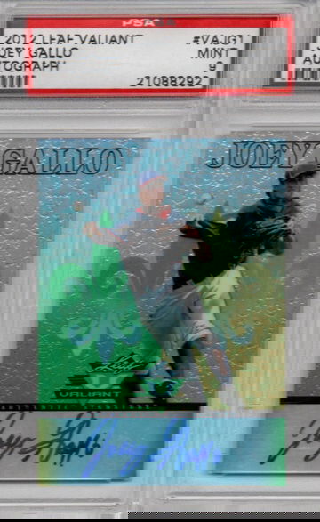 2012 Leaf Valiant JOEY GALLO Autograph [PSA 9]