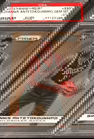Giannis prizm rc psa 10 