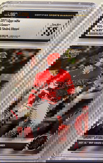 Shohei Ohtani 2021 Topps Now OS-40 AL MVP CSG 10
