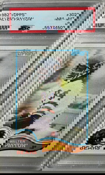 1982 TOPPS #302 WALTER PAYTON NM-MT 8