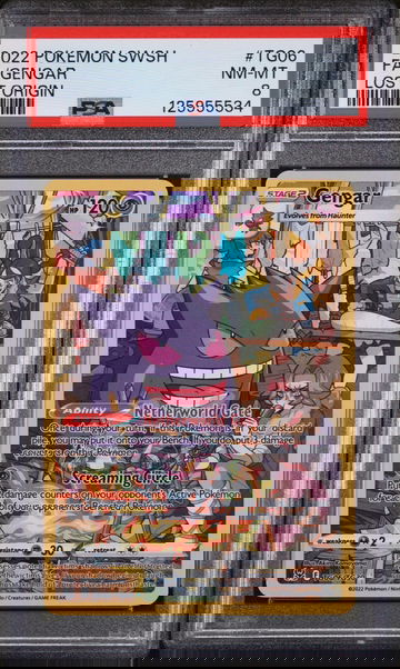 2022 Pokemon Sword and Shield Lost Origin Trainer Gallery Gengar #TG06 PSA 8