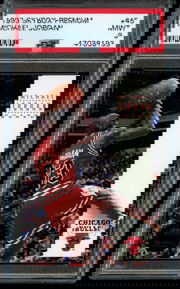 1993-94 Skybox Premium Michael Jordan PSA 9 Mint #45