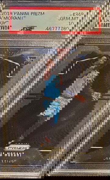 2019 Prizm Ja Morant Variation Layup Rookie PSA 10