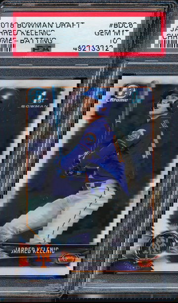 2018 Bowman Chrome Draft Jarred Kelenic 1st Chrome PSA 10 Gem Mint