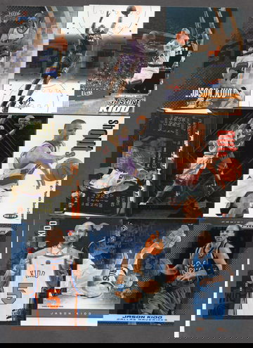 Jason Kidd NBA Basketball Card Lot (15) - Suns Mavericks HOF Nice Variety