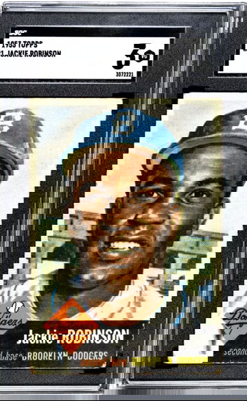 1953 topps # 1 Jackie Robinson sgc 3