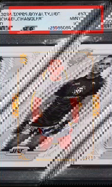 2024 Topps Royalty UFC Gold Michael Chandler #53 /10 PSA 9