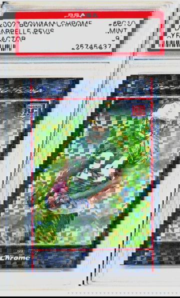 2007 Bowman Chrome XFRACTOR #BC10 Darrelle Revis ROOKIE 253/275 SUPER LOW POP!