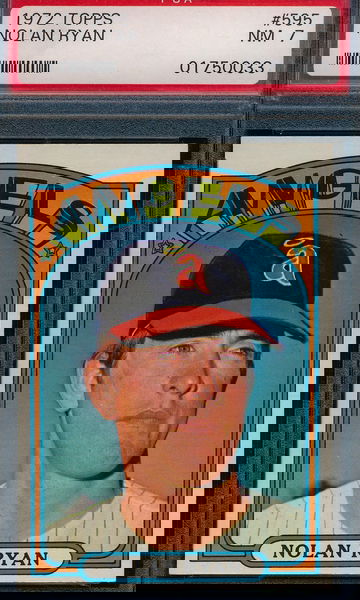 1972 Topps Nolan Ryan PSA 7