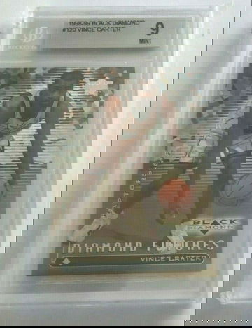 1998-99 Upper Deck Black Diamond Vince Carter BGS 9 Mint