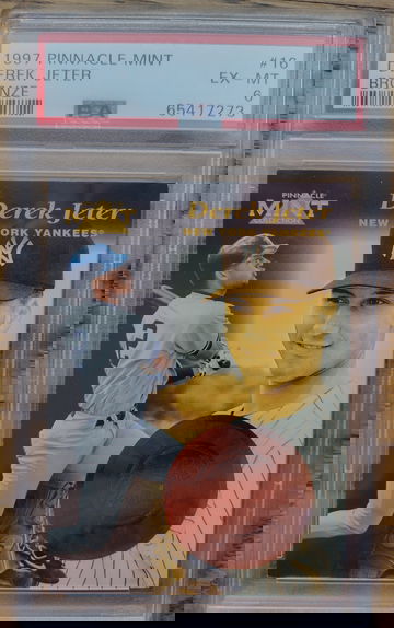 1997 Pinnacle Mint Bronze Derek Jeter PSA 6