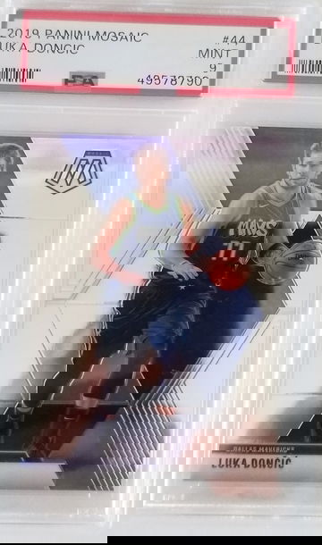 2019 luka doncic mosaic psa 9