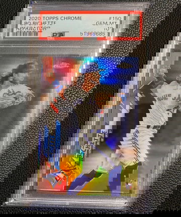 2020 Topps Chrome Bo Bichette refractor PSA10