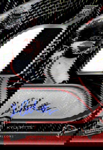 2021 Panini Spectra Prizm Kyle Pitts #216 RC RC Patch Auto /75