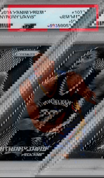 2014 Prizm Anthony Davis PSA 10