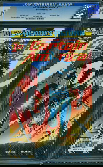 CAPTAIN AMERICA v3 #1, CGC 9.6 NM+