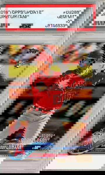 2018 TOPPS UPDATE SHOHEI OHTANI #US285 PSA 10 GEM MT  RC