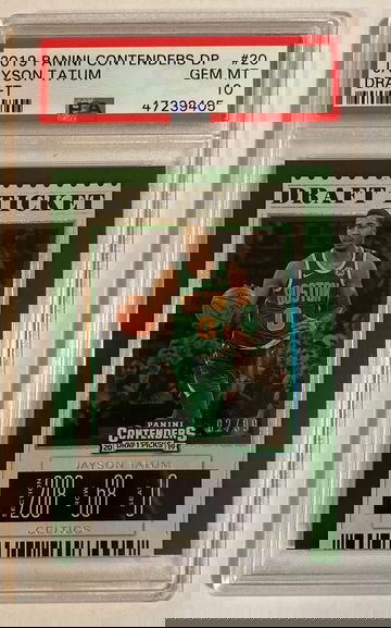 Jayson Tatum 2019 contenders dp /99 draft ticket