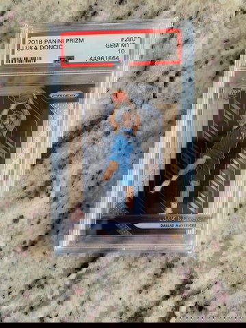 2018 Prizm Luka Doncic PSA 10