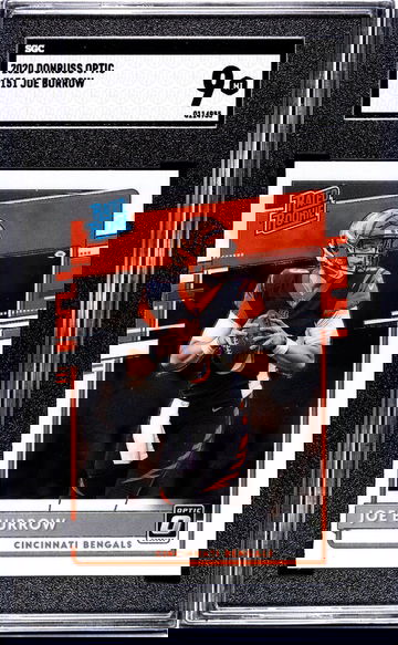 2020 Donruss Optic #151 Joe Burrow SGC 9