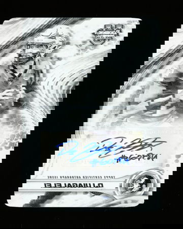 2024 Bowman University Best DJ Uiagalelei Black Printing Plate Auto 1/1 #BOA-DU