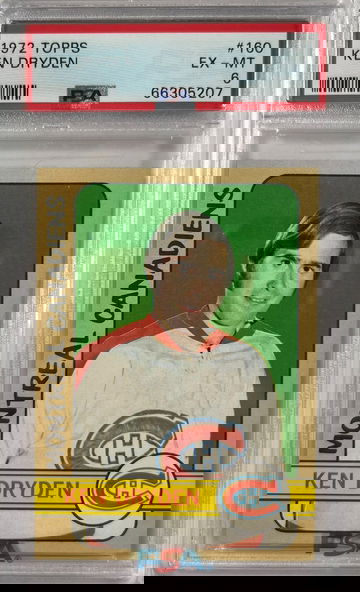 1972 Topps Ken Dryden (2nd Year) PSA 6 Excellent-Mint