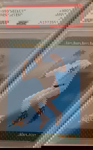 1993 Select Derek Jeter rc PSA 9