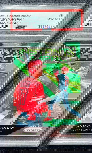 2019 Panini Prizm Shohei Ohtani Instant Impact PSA 10 #114