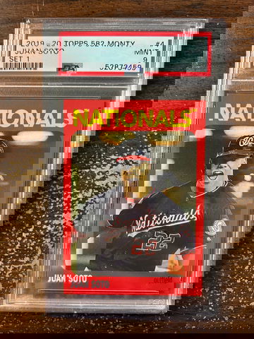 2019-20 Topps 582 Montgomery 4 Juan Soto Set 1 PSA 9