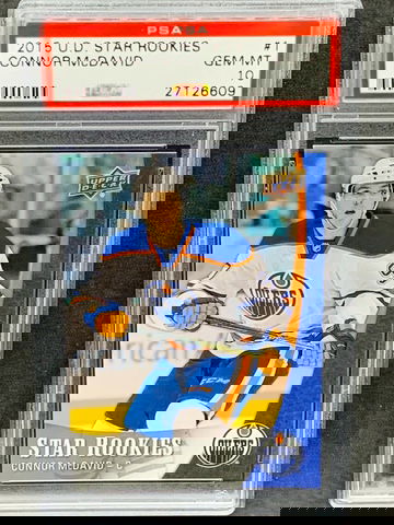 2015 Upper Deck Star Rookies #1 Connor McDavid PSA 10 Gem Mint RC