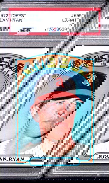 1972 Topps Nolan Ryan PSA 6