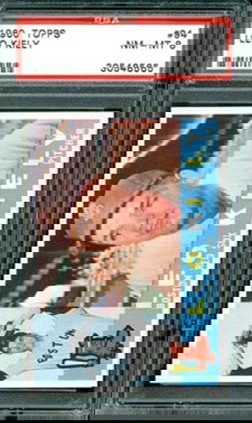 1960 Topps #94 Leo Kiely Red Sox PSA 8 NM/MT