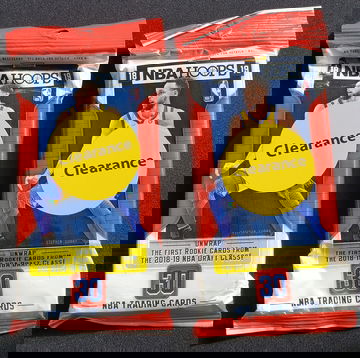 2018-2019 Panini NBA Hoops Basketball Value Fat Packs Luka Doncic Mavericks Trae Young Michael Porter Jr. RC Lot2x