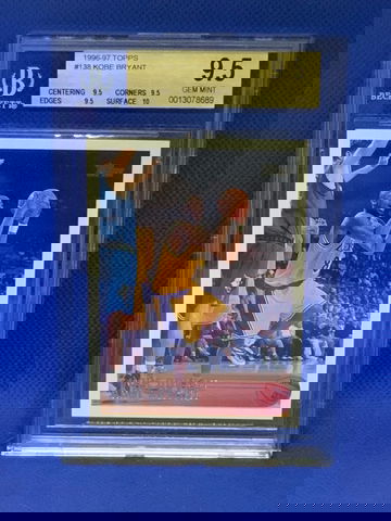 1996 topps kobe Bryant rookie TRUE GEM MINT PLUS 9.5,9.5,9.5,10