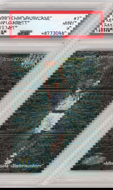 Kevin Garnett 1998 Flair Showcase Takeit2.net PSA 9 /1000