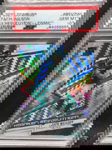 2021 Donruss Rookie Revolution Cosmic 1/100 Zach Wilson PSA 10 POP 2