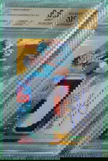 2021 Trevor Lawrence Rookie Patch Auto Origins Gold /10 Beckett 8.5 w/ 10 auto