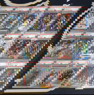 Lot of 38 PSA Basketball Slabs