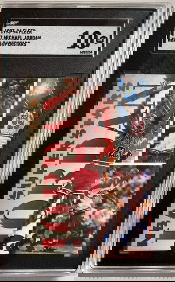 1993-94 FLEER #7MICHAEL JORDAN NBA SUPERSTARS GEM MINT